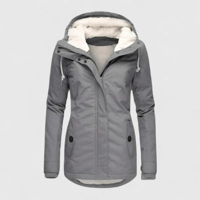 Seravia - Chaqueta de Otoño Impermeable con Capucha