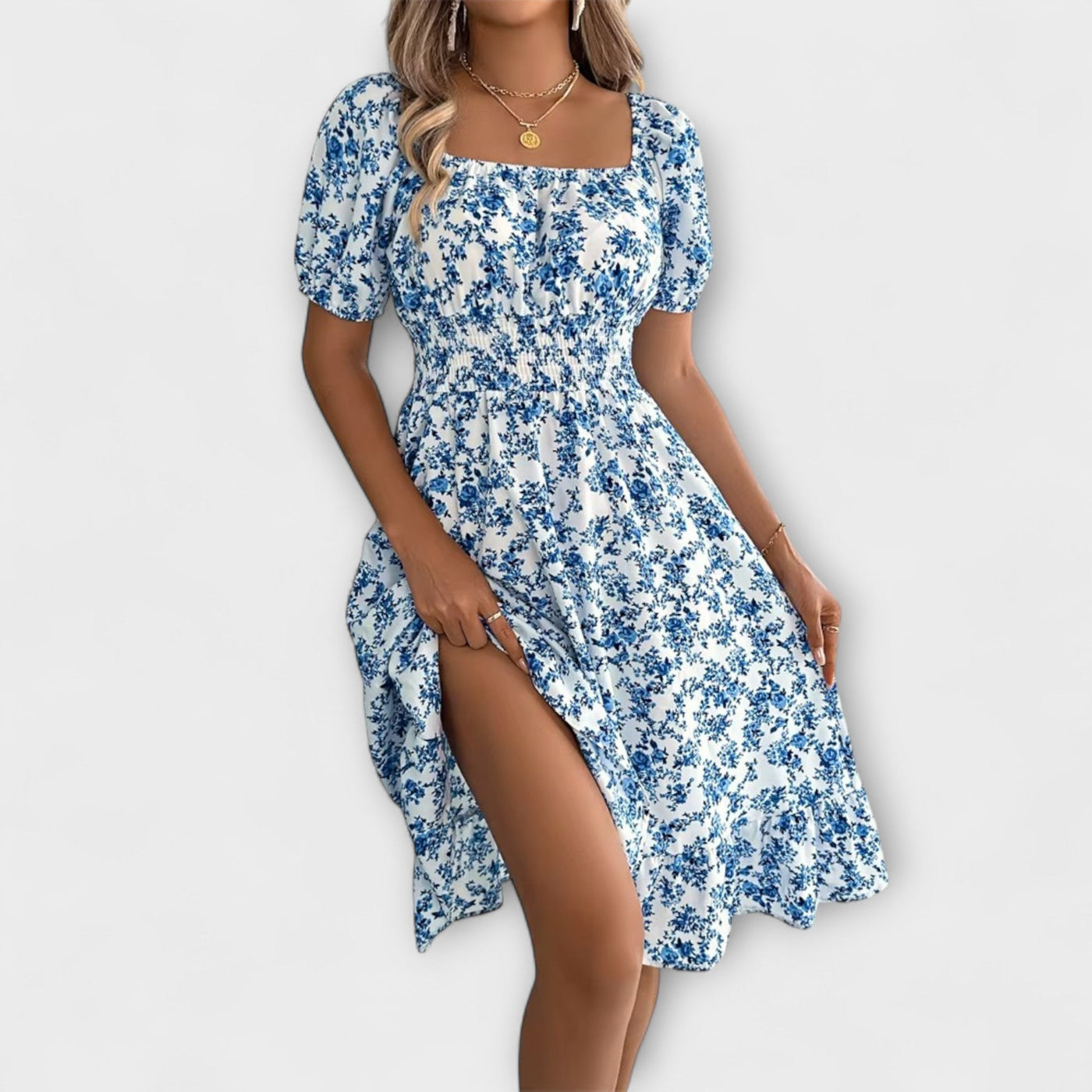 Nora – Vestido de flores veraniego